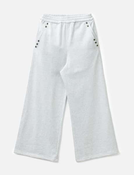 "Jackie" Grey Studded Sweatpants view 6