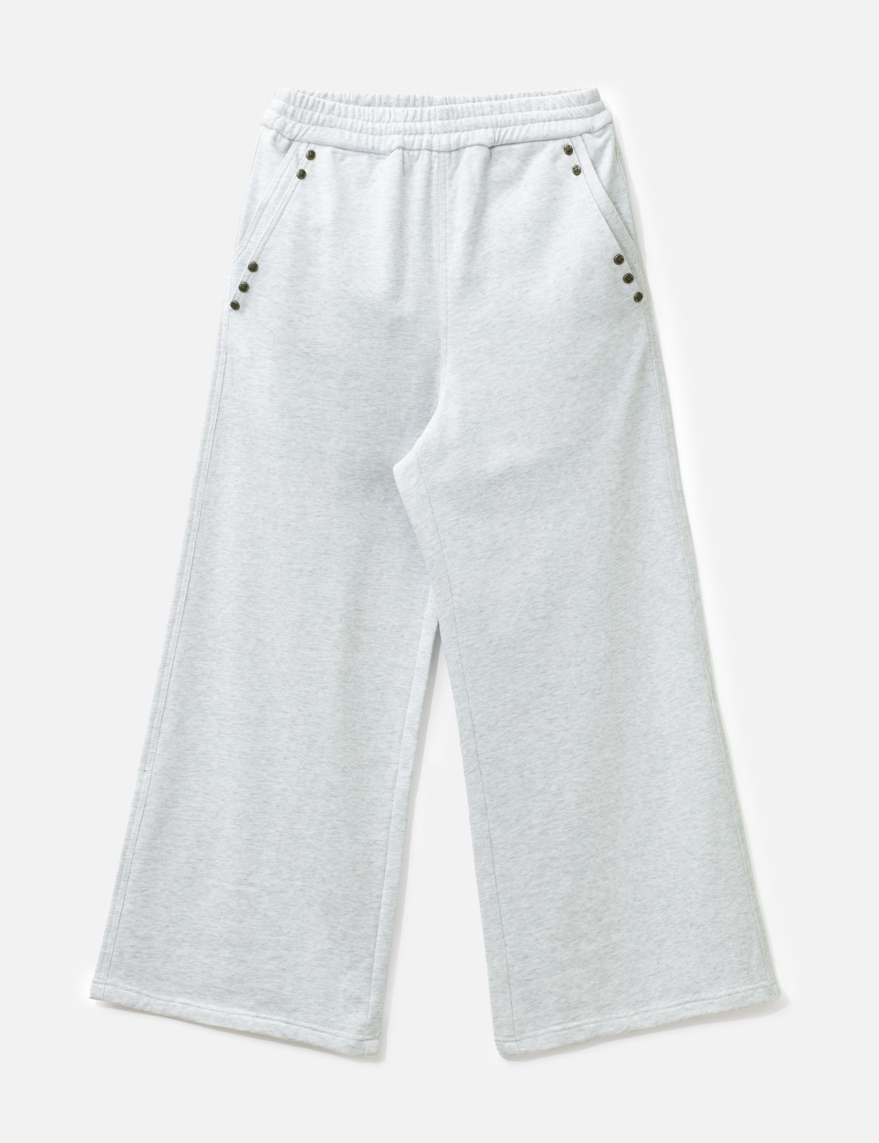 "Jackie" Grey Studded Sweatpants view 16