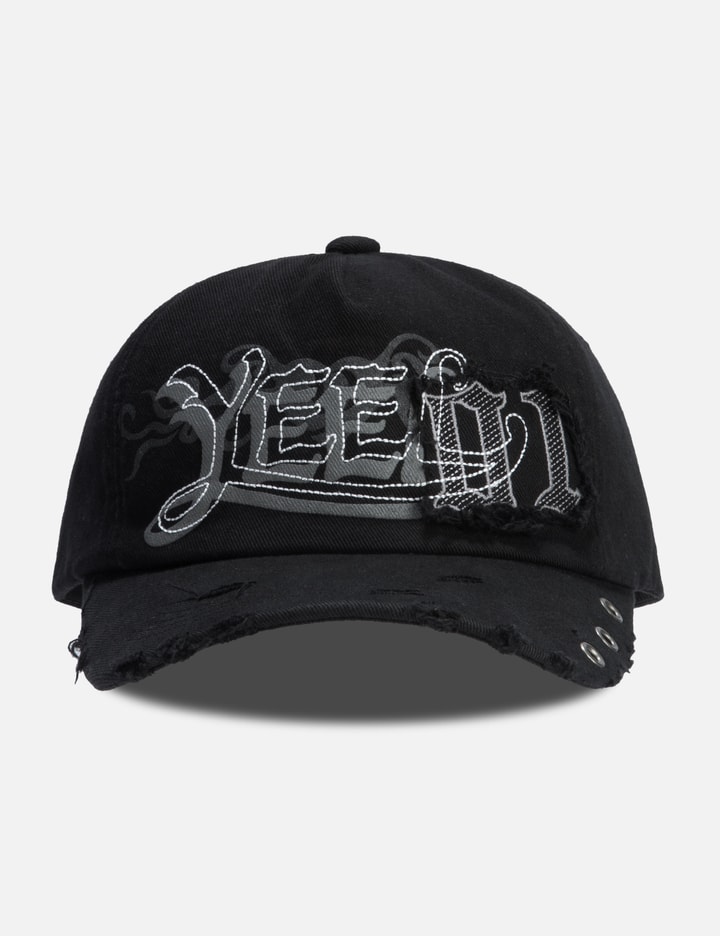 Destroyed Vintage Ball Cap Black Placeholder Image
