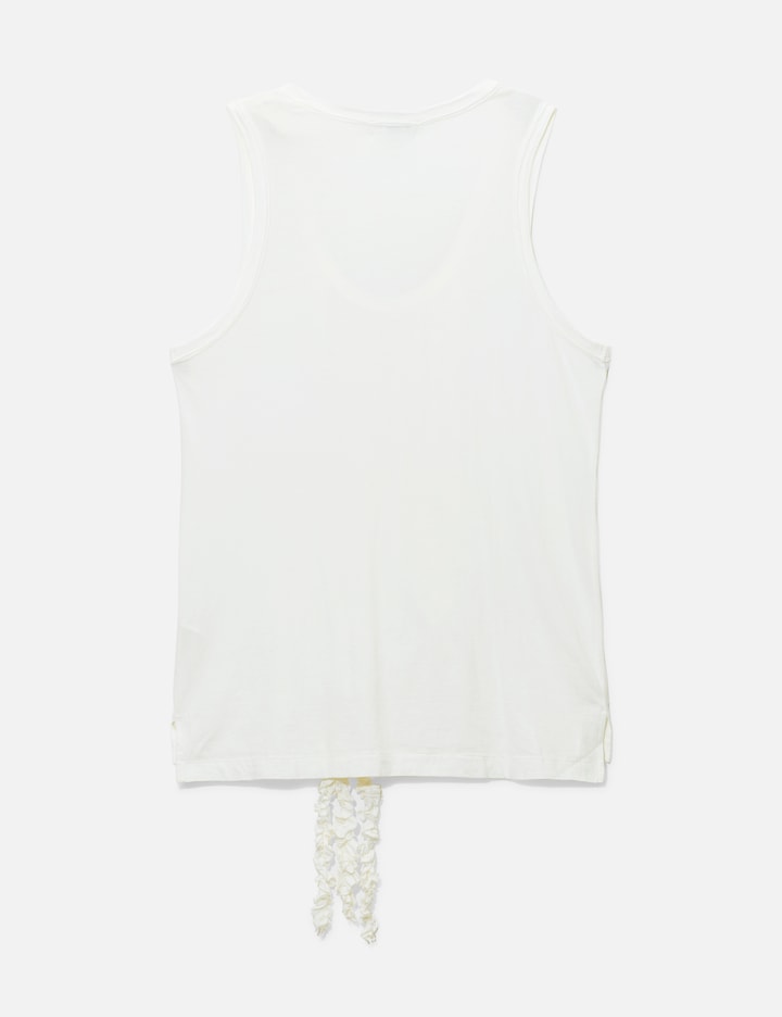 Shop Yohji Yamamoto Ruffle Vest In White