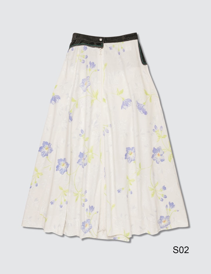 Flower Print Midi Skirt Placeholder Image