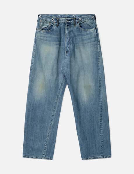 A.PRESSE No.22 Washed Wide Denim Pants