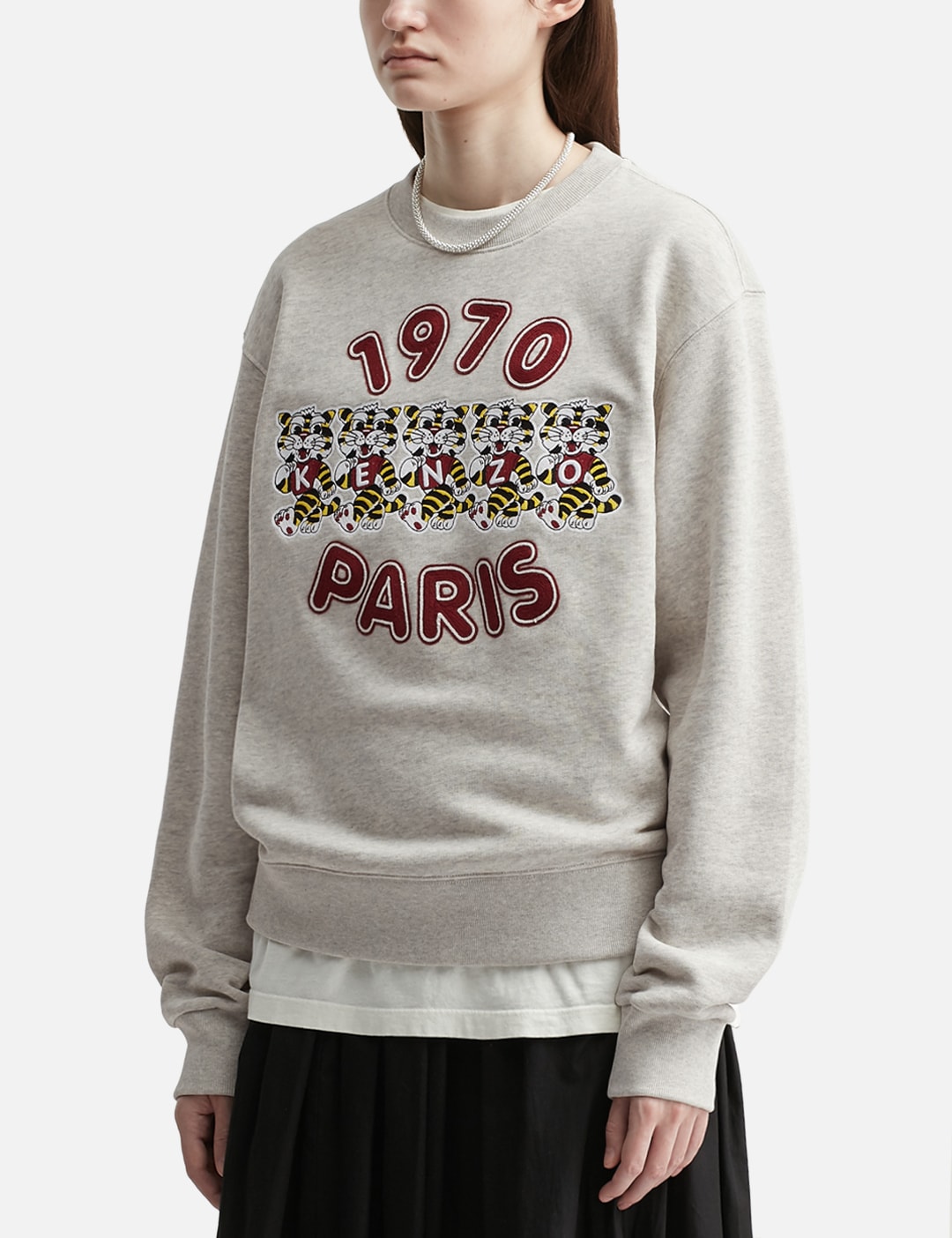 'KENZO Wild Tiger' Embroidered Sweatshirt view 8