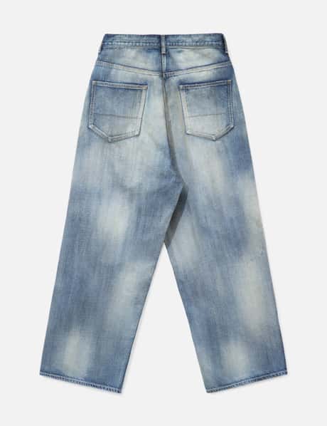 Damage Wide 5p Denim Pants view 8