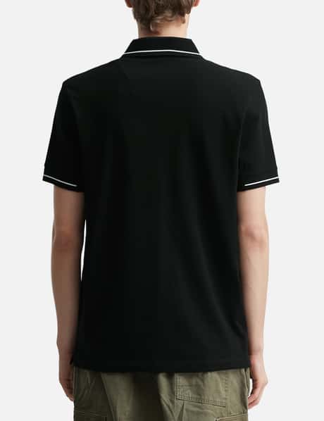 Logo Patch Cotton Polo Shirt view 12