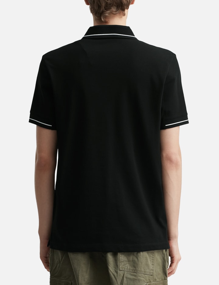 Moncler Logo Patch Cotton Polo Shirt