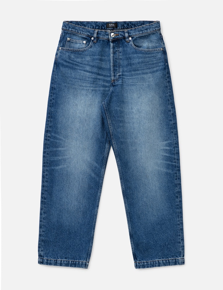 Apc A.p.c. Mens Achille Straight-leg Stonewashed Jeans In Blue