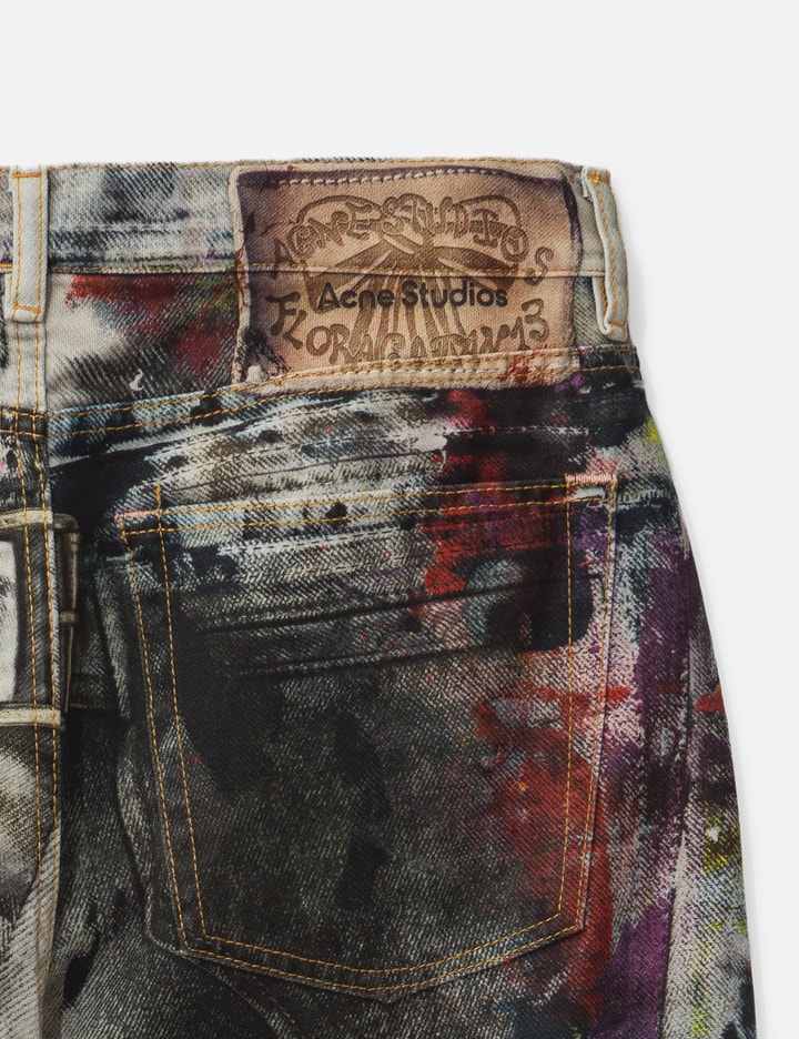 Acne Studios Loose Fit Jeans 1981 In Multi