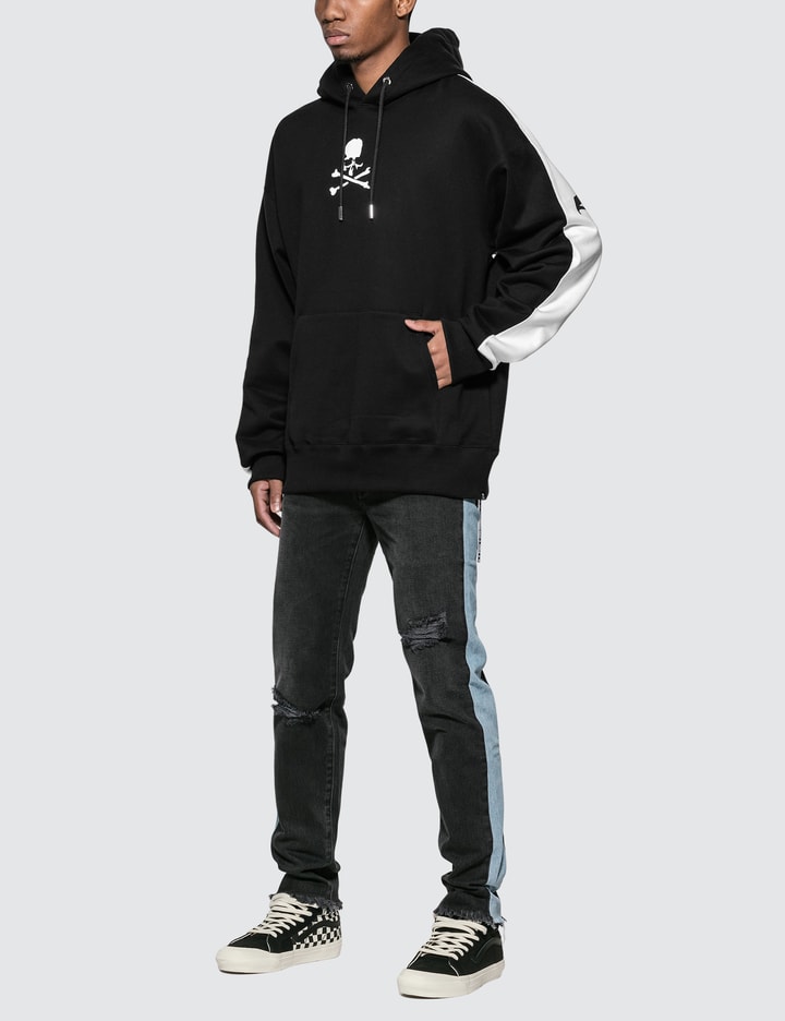 Skull Logo Print Hoodie With Back Panel Placeholder Image