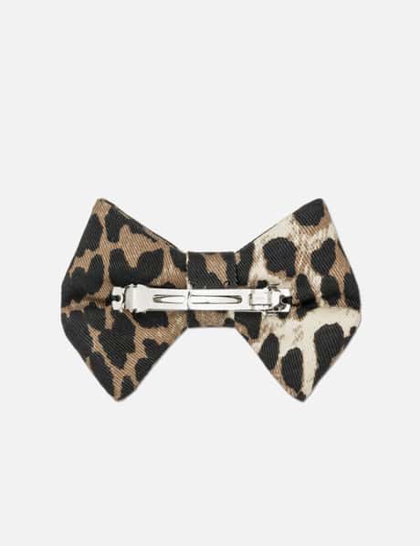 Leopard Bow Hairclip view 5
