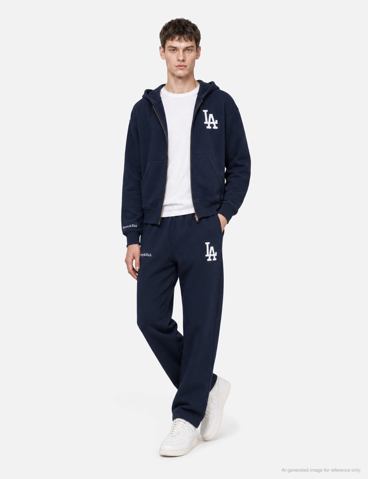 Sporty & Rich LA Serif Zip Hoodie