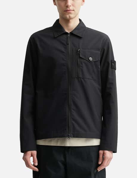 Stone Island - Ghost Zip-Up Overshirt | HBX - ハイプビースト 