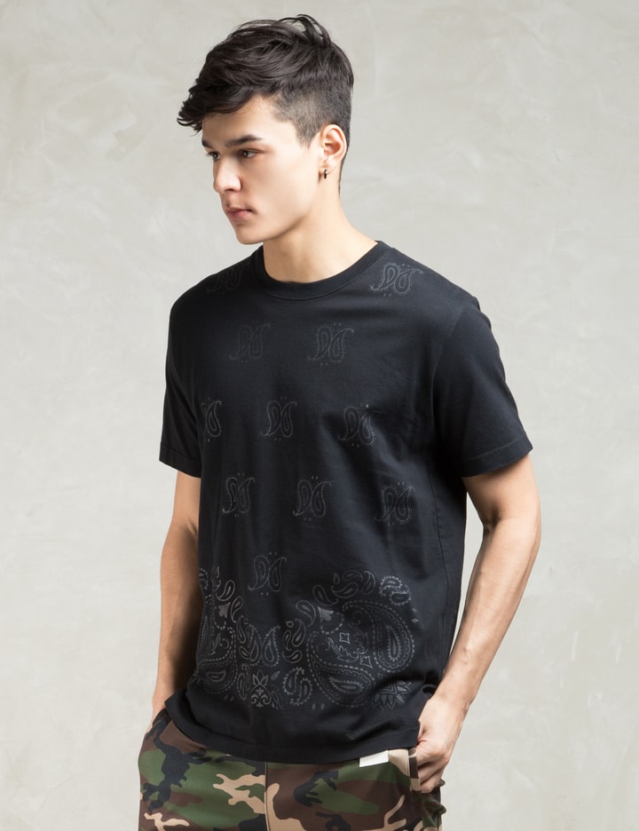 Black S/S Paisley Print T-Shirt Placeholder Image