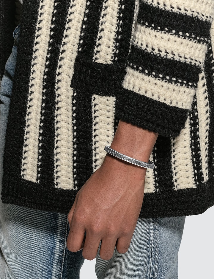 Marrakech Textured Square Cuff Metal Bracelet Placeholder Image