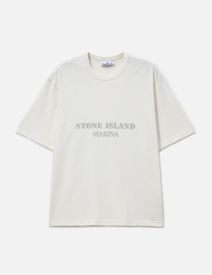 스톤 아일랜드 Combed Organic Cotton Jersey_S.I. Marina Oversized-Fit T-Shirt