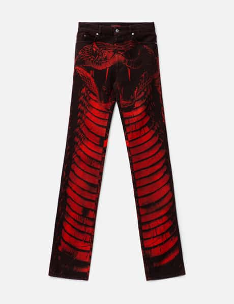 LUU DAN Stacked Straight Leg Jeans HBX