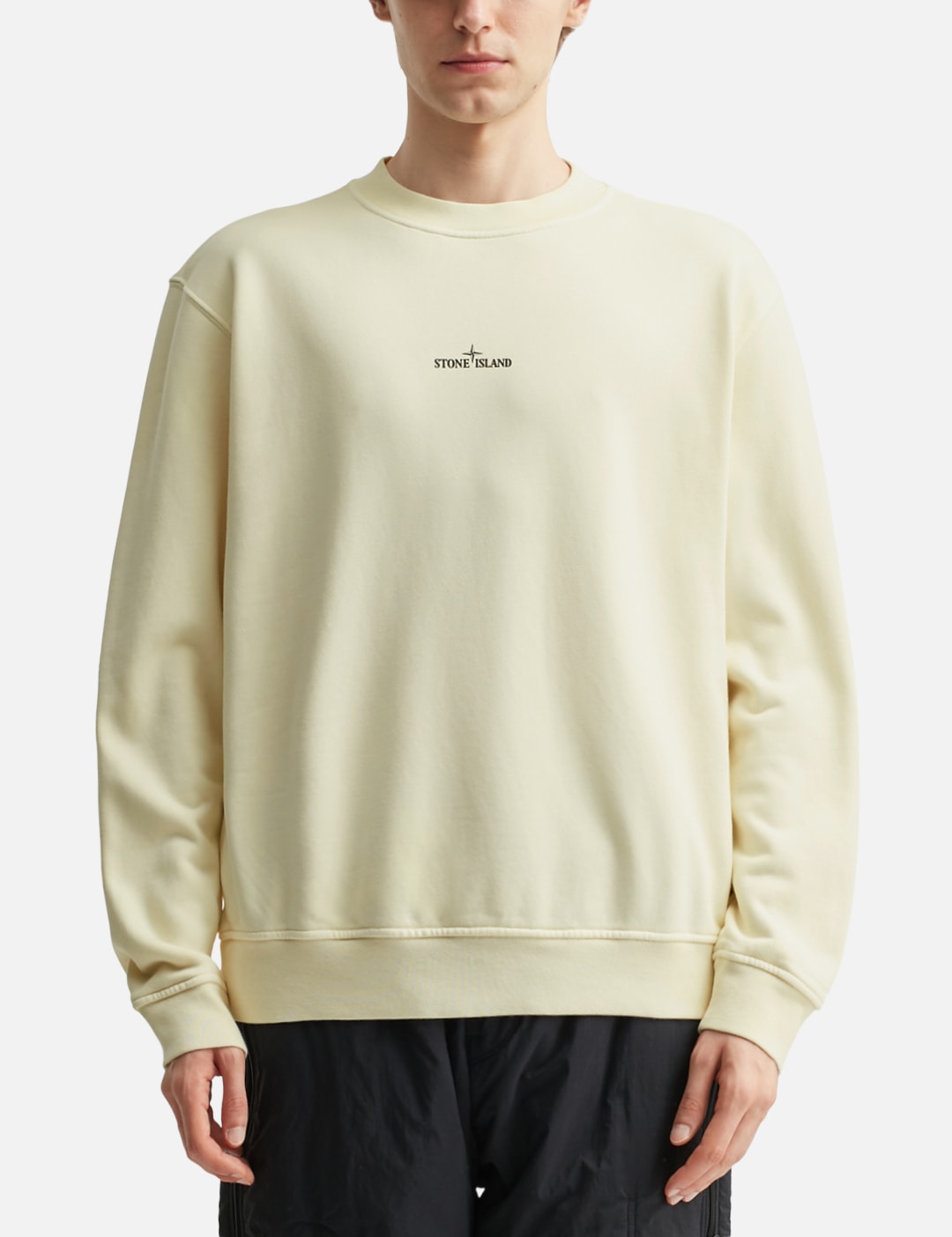 Cotton Fleece 'Industrial Four' Print Sweatshirt view 12