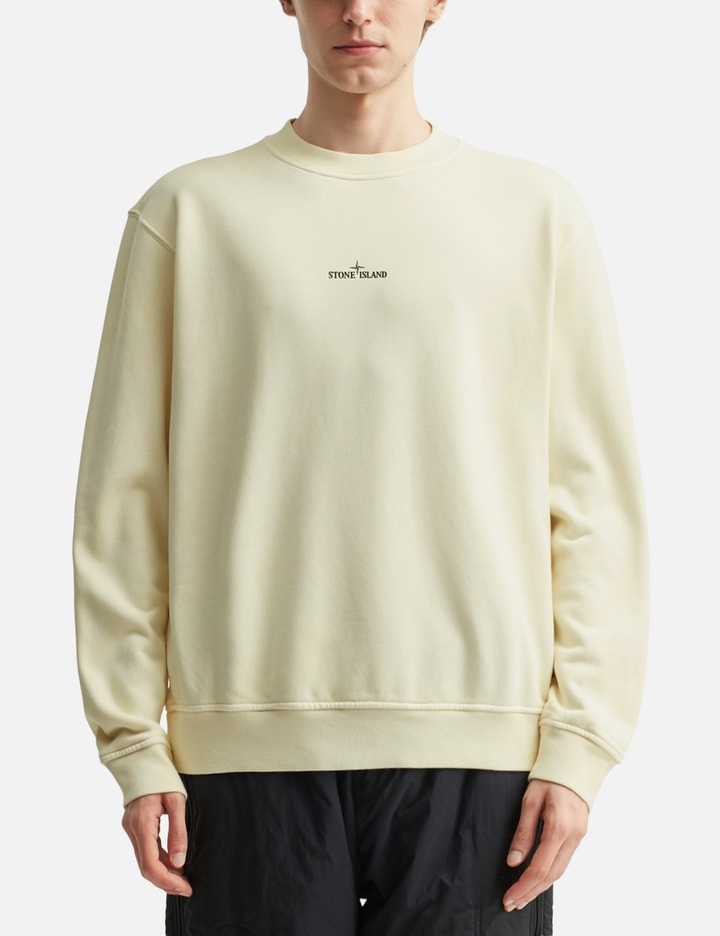 Cotton Fleece 'Industrial Four' Print Sweatshirt Placeholder Image