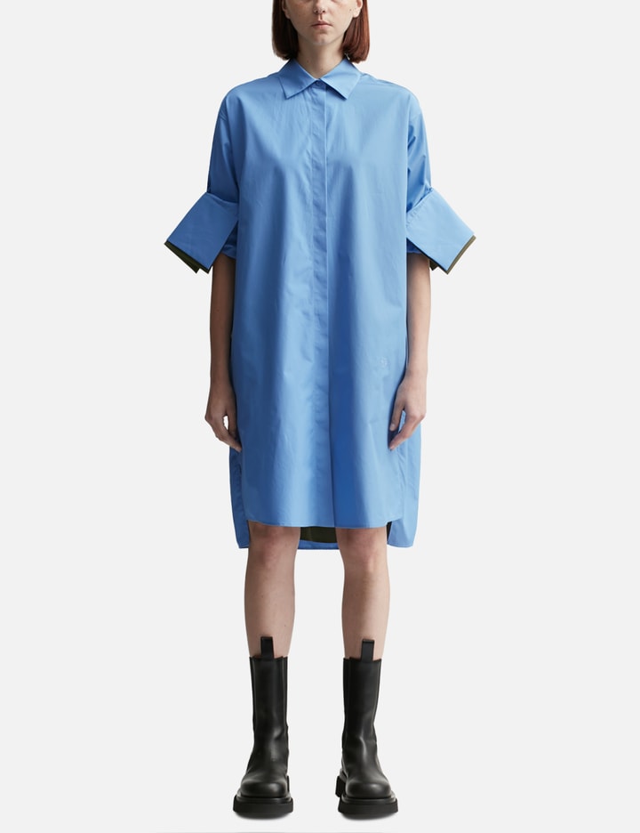Loewe - TURN-UP SHIRT DRESS | HBX Loewe - TURN-UP SHIRT DRESS | HBX