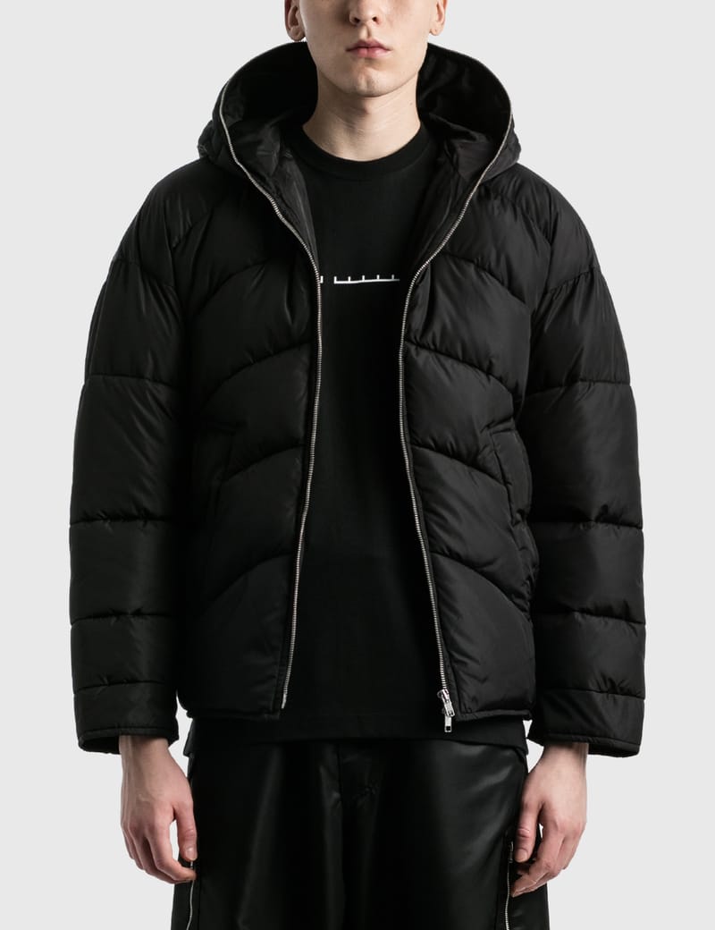 random identities duvet puffer jacket