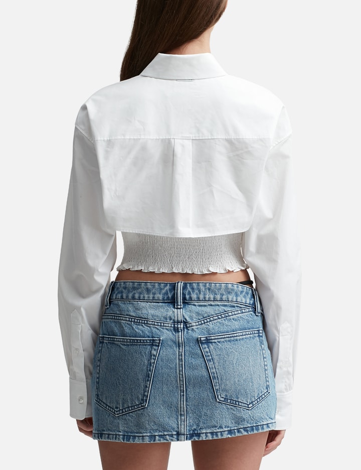 Alexander Wang Smocked Cami Overshirt Twin Set - Yahoo Shopping
