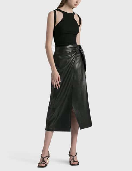 Nanushka - Amas Faux Leather Skirt  HBX - Globally Curated Fashion and  Lifestyle by Hypebeast