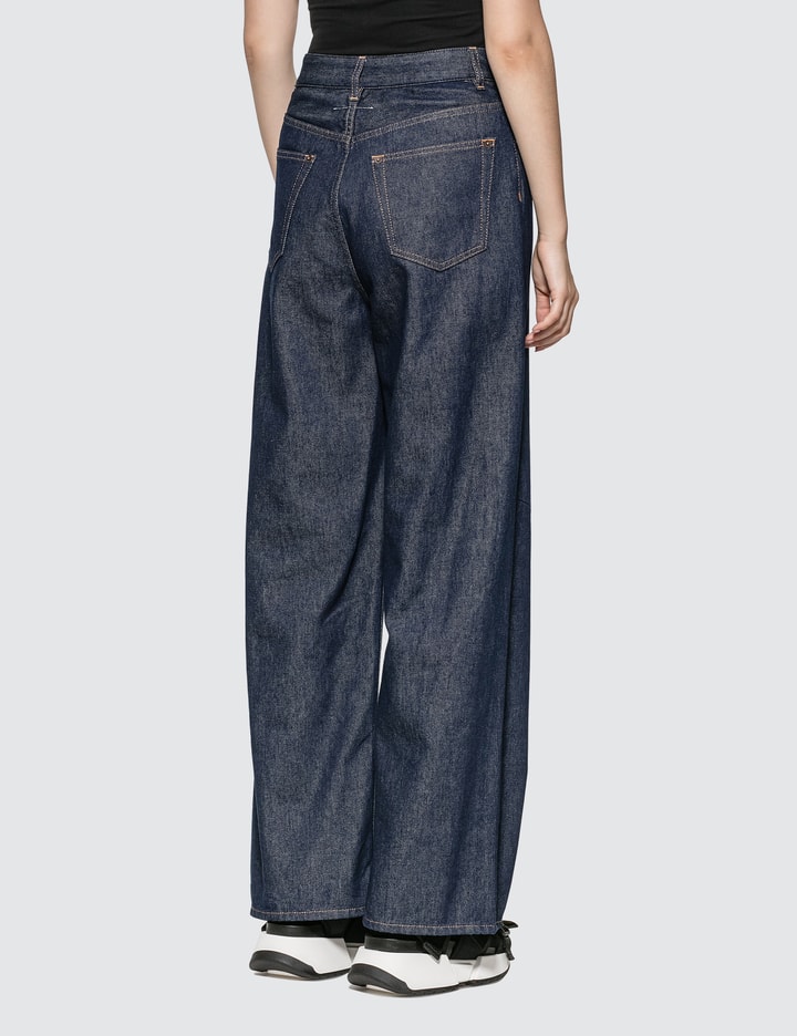 Wide Leg Denim Jeans Placeholder Image