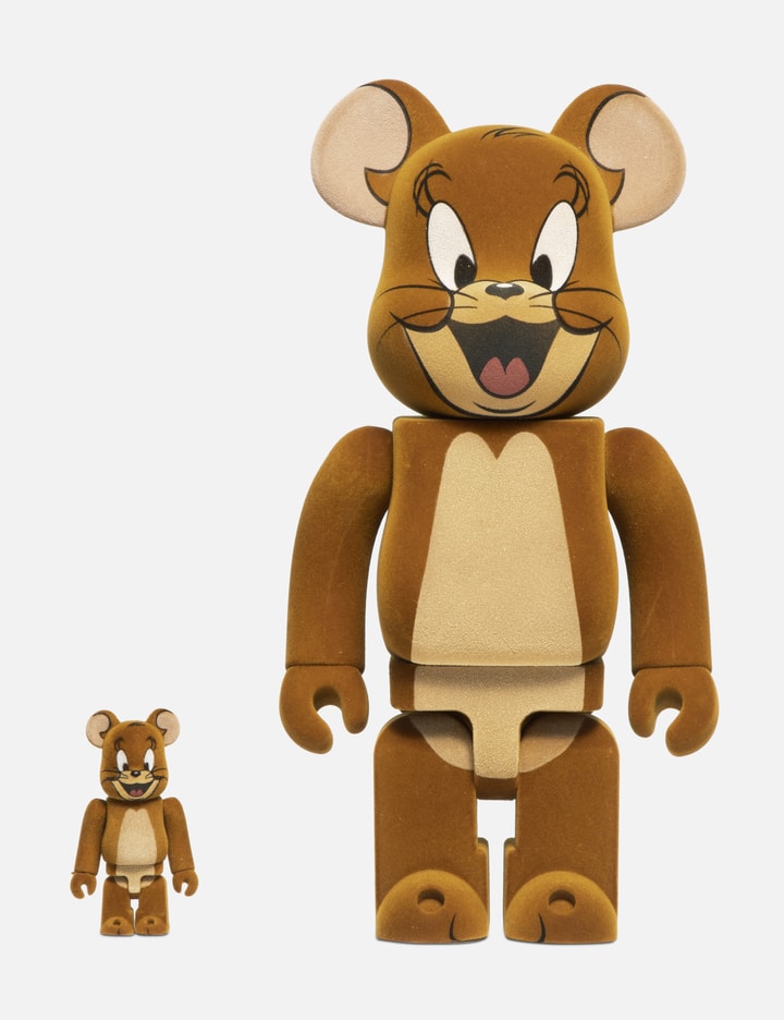 BE@RBRICK X Tom & Jerry Jerry Flocky Ver. 100% & 400% Placeholder Image