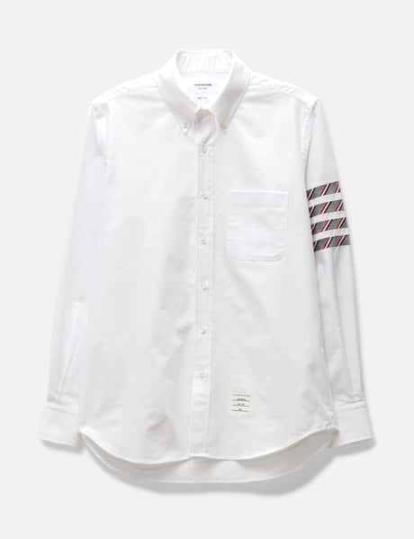 Thom Browne 스트레이트 핏 옥스포드 셔츠
