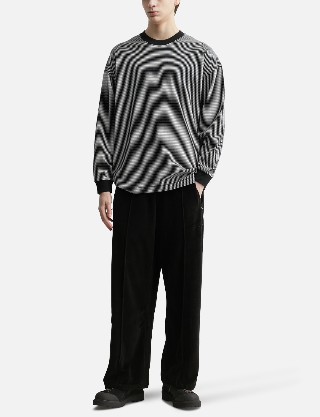 "Relax Stripe Tab" Longsleeve T-Shirt view 20