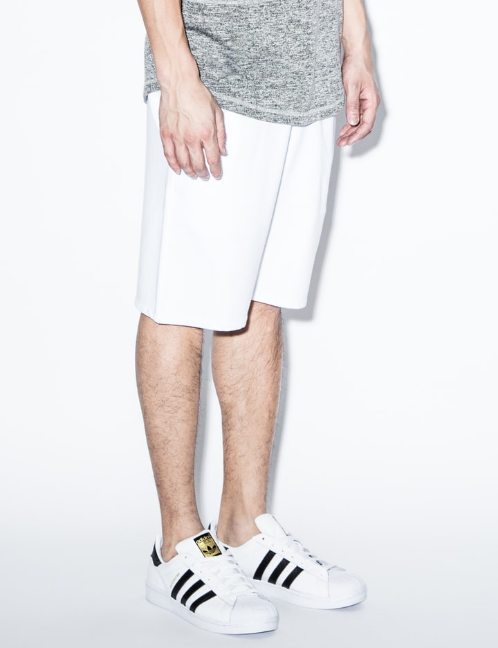 White RC-5019 Midweight Twill Terry Sweatshorts Placeholder Image