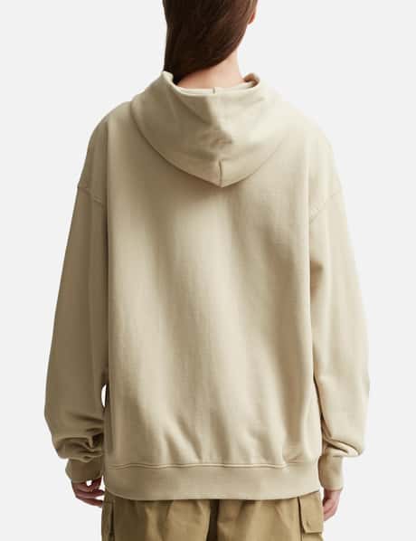 Beige 1/2 Zip Pullover Sweatshirt by Fear of God ESSENTIALS on Sale