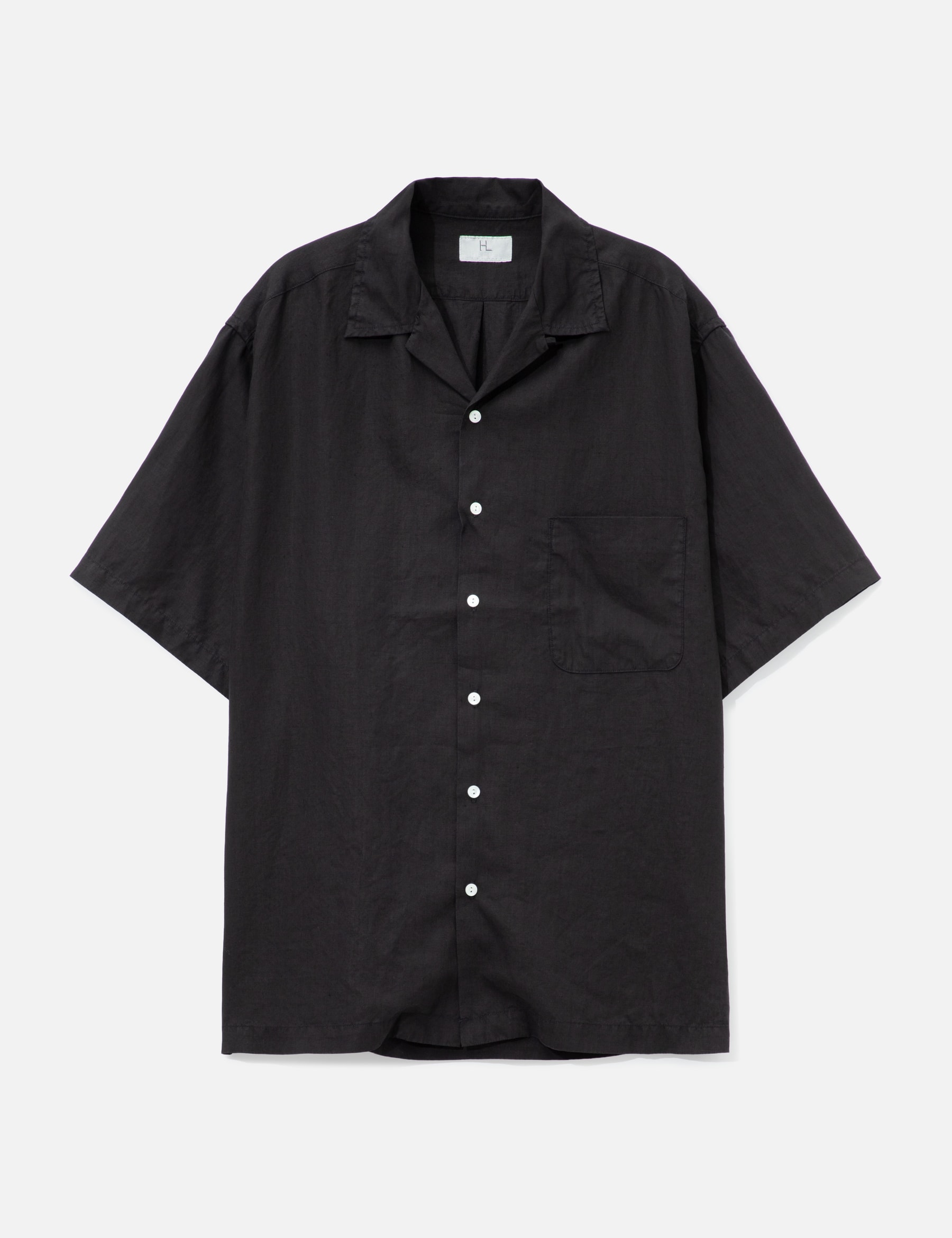 Linen Open Collar Shirt view 7