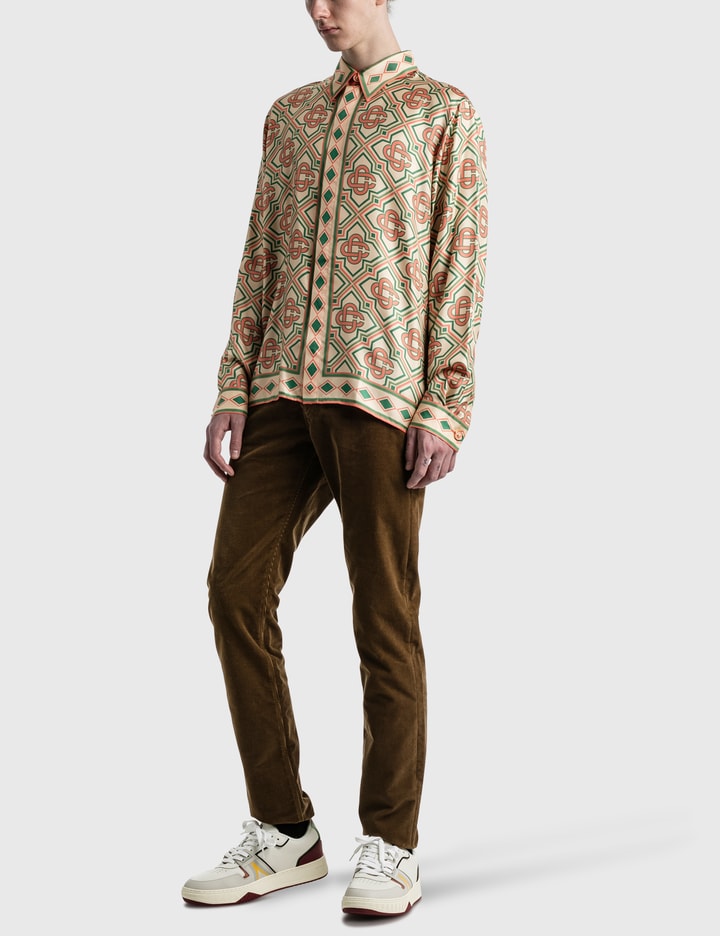 Printed Silk Twill Shirt Placeholder Image