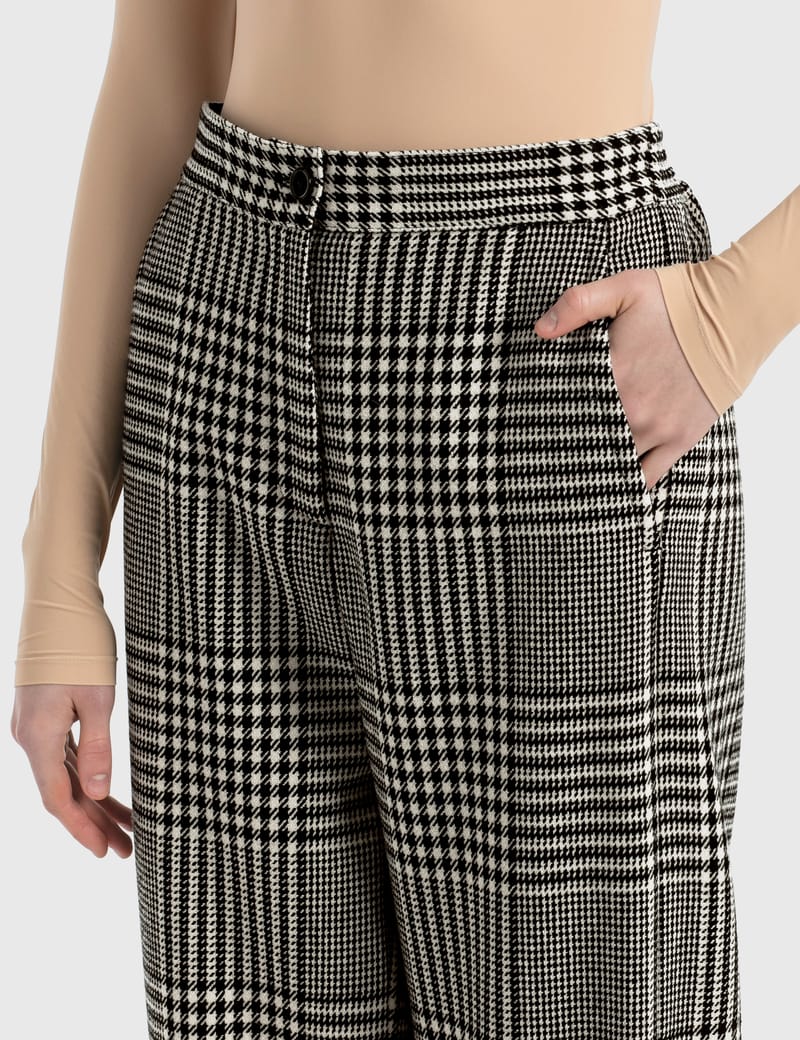 Stradivarius trousers in dogtooth | ASOS