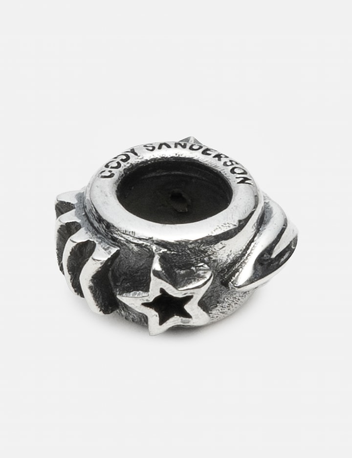 Arrow Star Hollow Rondelle Bead