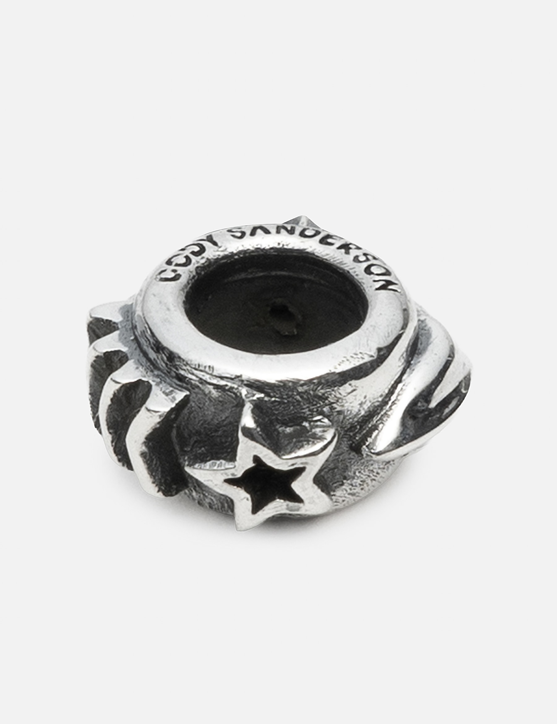 Arrow Star Hollow Rondelle Bead view 10