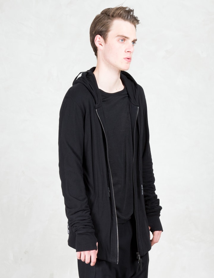 11 By Boris Bidjan Saberi Soft Cotton Zip Front Hoodie