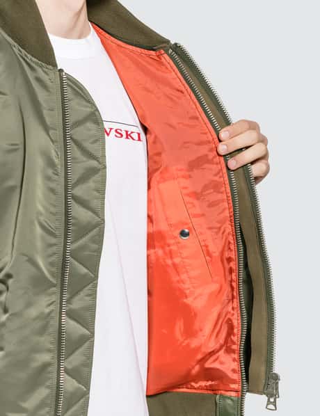 Sacai - Fabric Combo MA-1 Blouson | HBX