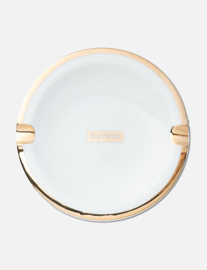 Gold Trim Ceramic Ashtray Placeholder Image