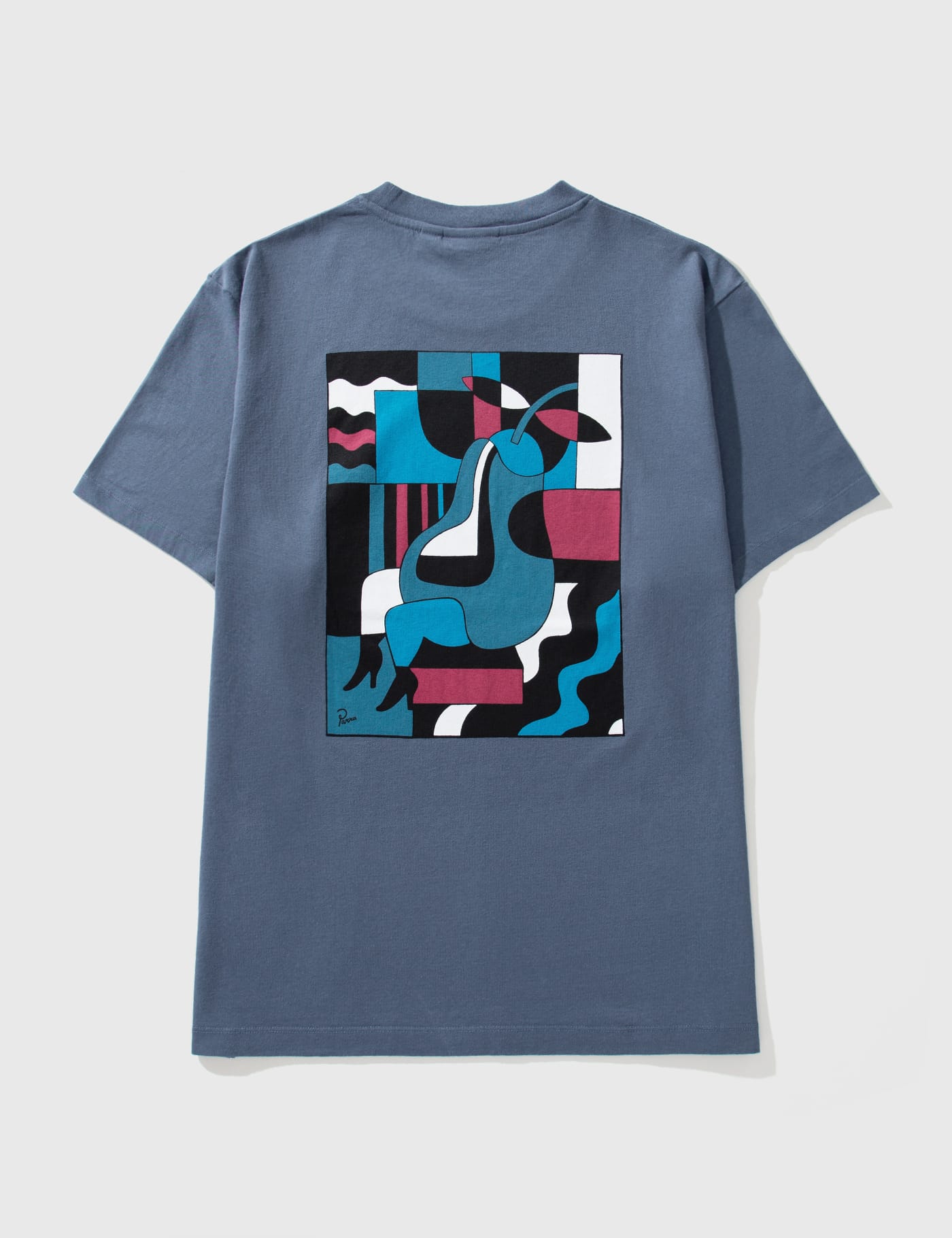 By Parra 블루 시팅 페어 티셔츠