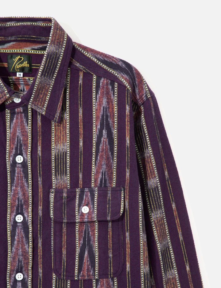 Needles Work Shirt - Ikat Stripe
