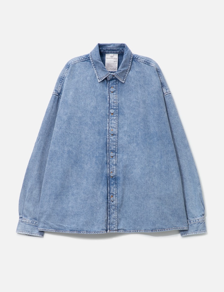 Denim Button-up Shirt Placeholder Image