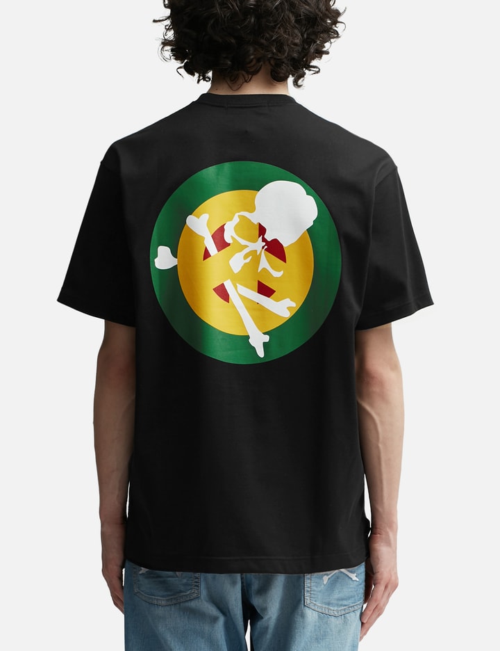 Shop Mastermind Japan Rasta Border T-shirt In Black