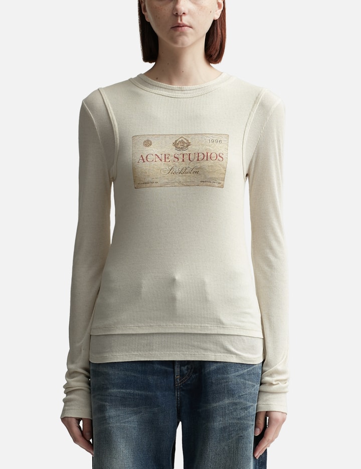 Double-layered Long Sleeve T-shirt Placeholder Image