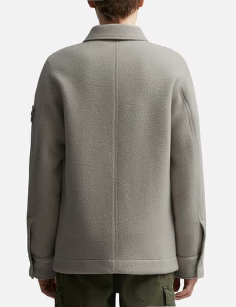 Stone Island - Heavy Melton Ghost Piece Jacket | HBX - Globally 