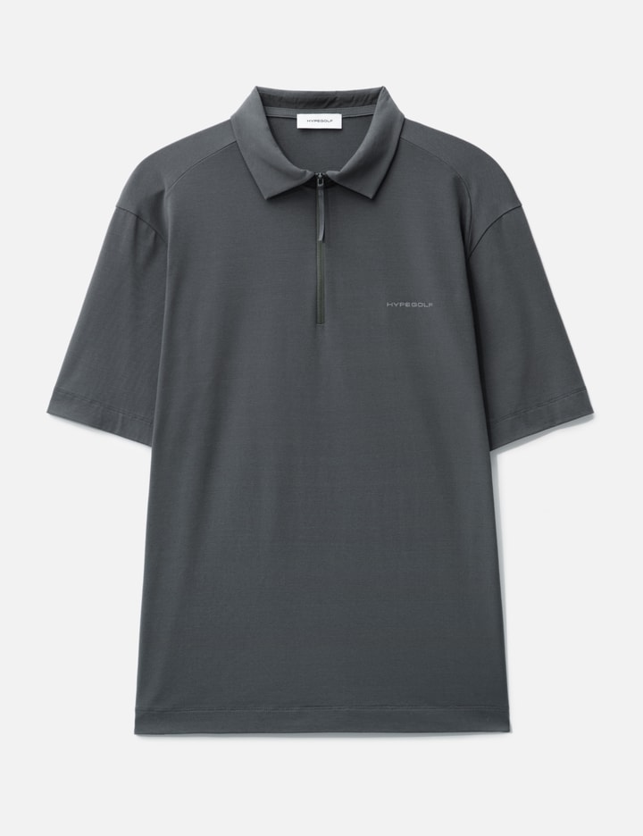 X POST ARCHIVE FACTION (PAF) Half Zip-Up Polo T-Shirts
