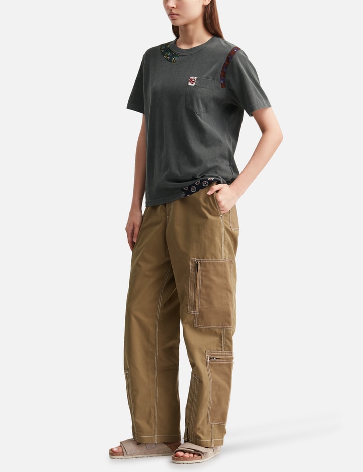 Patchwork Garment Dyed Tee Shirt view 5