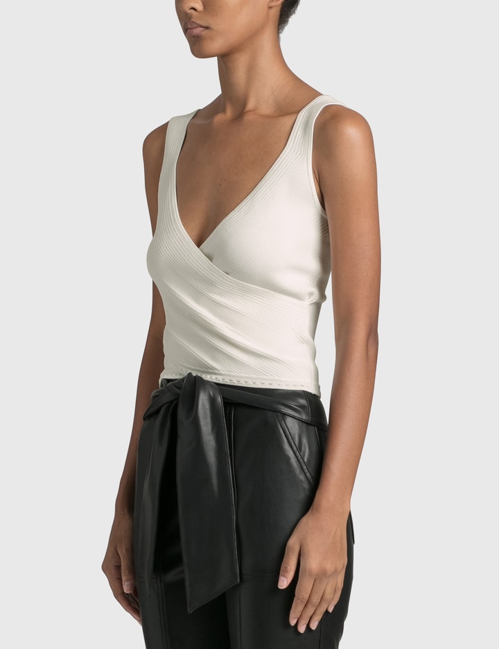 Jada Compact Knit Wrap Tank Top Placeholder Image