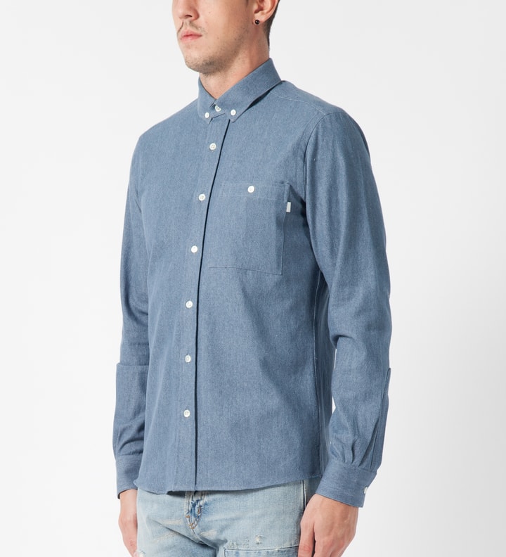 Light Denim Button Down Collar Shirt Placeholder Image